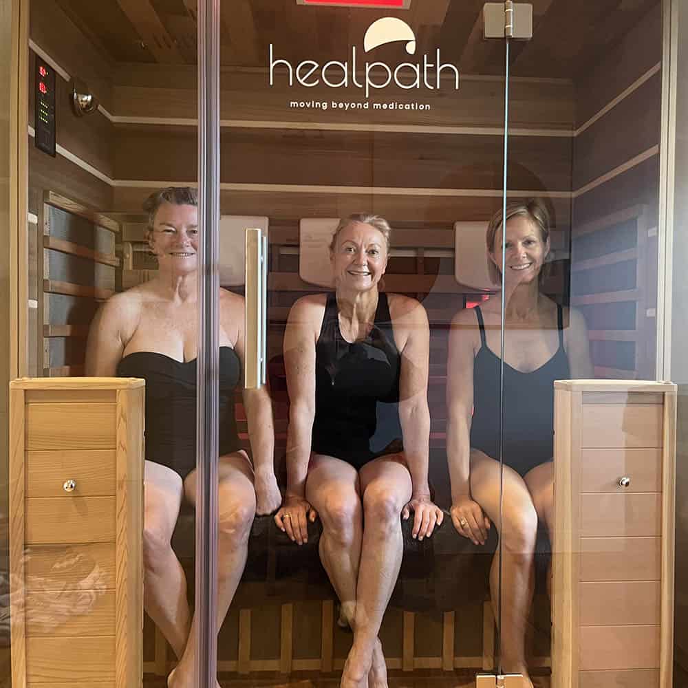 The gym girls in sauna 1