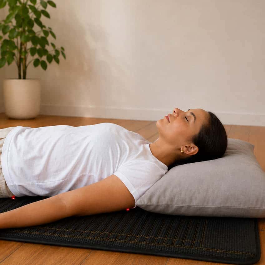breathing in mat